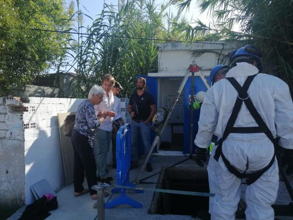 Emalgesa  lleva a cabo la limpieza de la Estación de Bombeo de Aguas Residuales “Rinconcillo III”